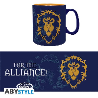 Чаша ABYSTYLE WORLD OF WARCRAFT - Alliance, 460 ml, Син