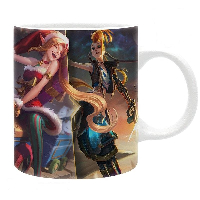 Чаша ABYSTYLE LEAGUE OF LEGENDS - Jinx 's Skin, 320 ml, Многошветна