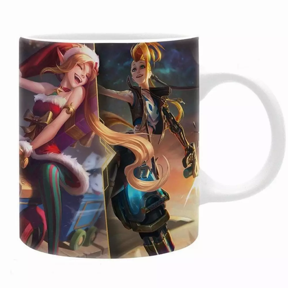 Чаша ABYSTYLE LEAGUE OF LEGENDS - Jinx 's Skin, 320 ml, Многошветна
