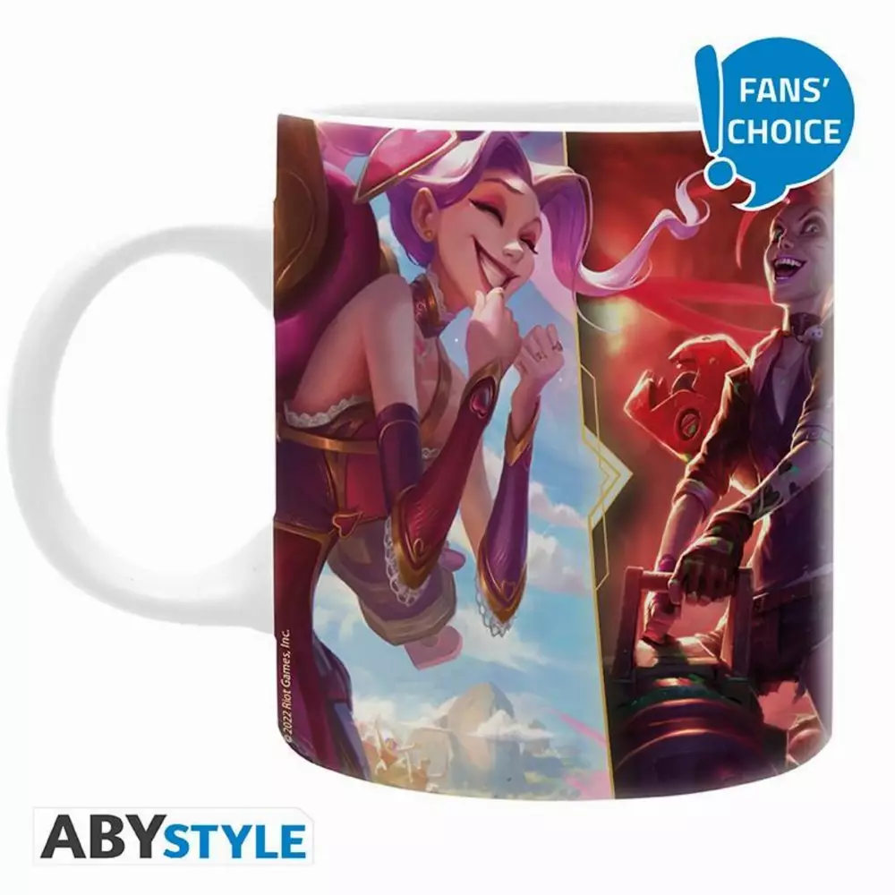 Чаша ABYSTYLE LEAGUE OF LEGENDS - Jinx 's Skin, 320 ml, Многошветна