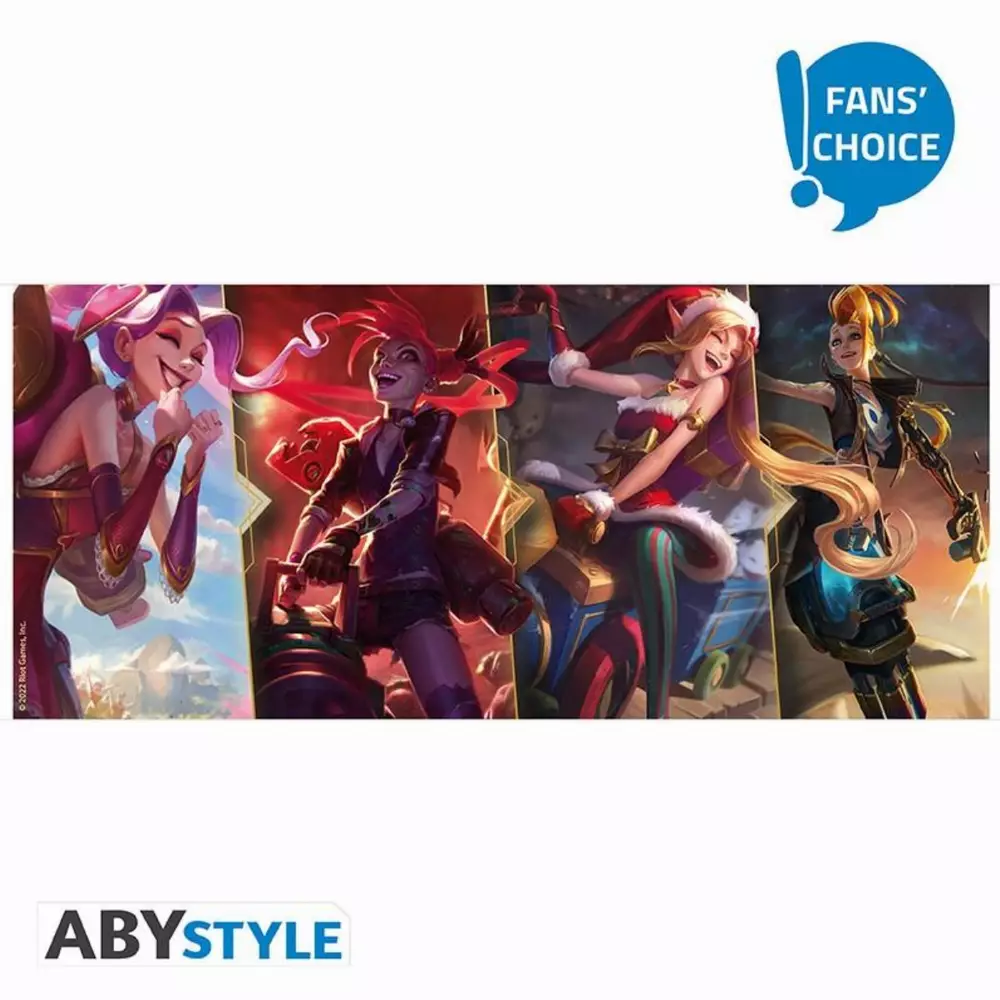 Чаша ABYSTYLE LEAGUE OF LEGENDS - Jinx 's Skin, 320 ml, Многошветна