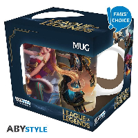 Чаша ABYSTYLE LEAGUE OF LEGENDS - Jinx 's Skin, 320 ml, Многошветна