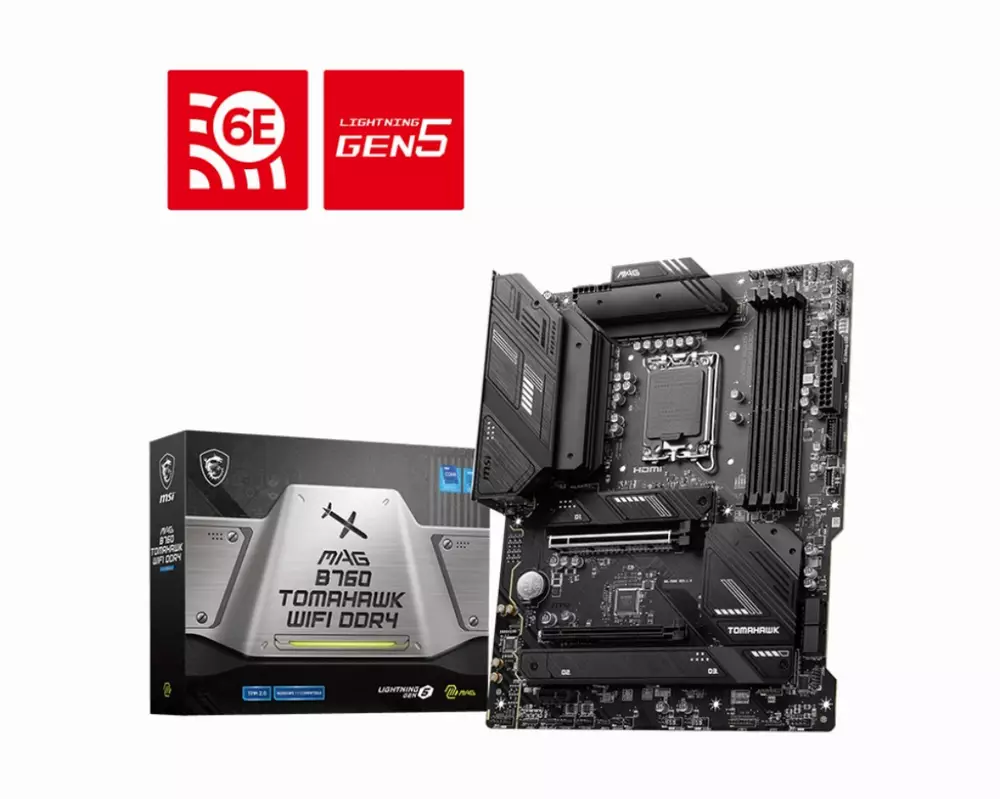 Дънна платка MSI MAG B760 TOMAHAWK WIFI DDR4 LGA1700