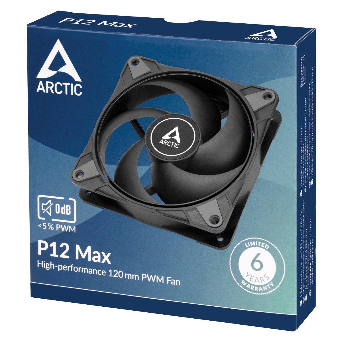 Вентилатор Arctic P12 Max Fan 120mm 2Ball 200-3300rpm - ACFAN00280A