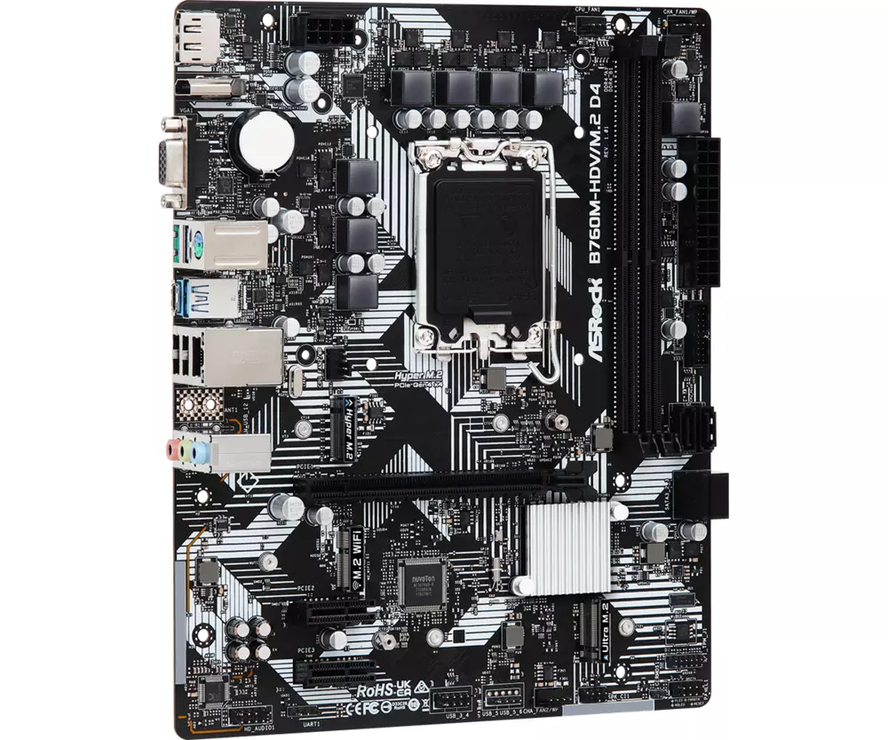 Дънна платка ASRock B760M-HDV/M.2 D4 LGA1700 DDR4