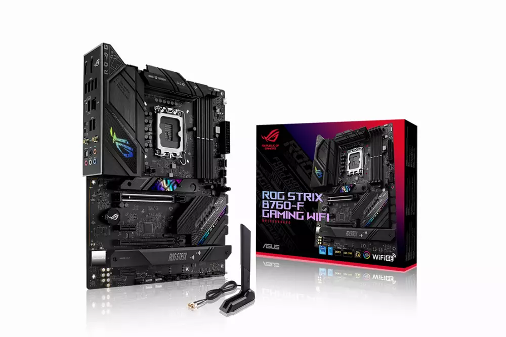 Дънна платка ASUS ROG STRIX B760-F GAMING WIFI LGA1700 DDR5