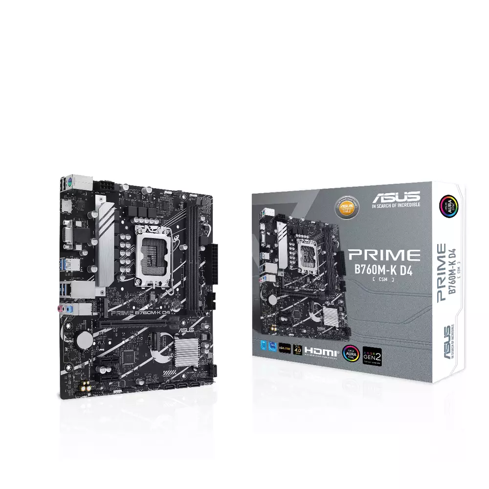 Дънна платка ASUS PRIME B760M-K D4 LGA1700 DDR4