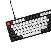 Геймърска механична клавиатура Keychron C1 TKL Gateron G Pro Brown Switch RGB Backlight