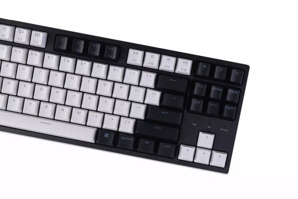 Gaming μηχανικό πληκτρολόγιο Keychron C1 TKL Gateron G Pro Brown Switch RGB Backlight
