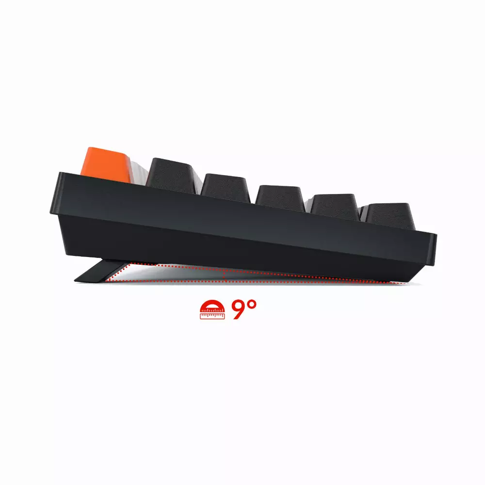 Gaming μηχανικό πληκτρολόγιο Keychron C1 TKL Gateron G Pro Brown Switch RGB Backlight