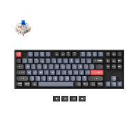 Геймърска механична клавиатура Keychron K8 Pro TKL Gateron G Pro(Hot Swappable) Blue Switch RGB Backlight Aluminium Frame