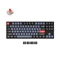 Геймърска механична клавиатура Keychron K8 Pro TKL Gateron G Pro(Hot Swappable) Red Switch RGB Backlight Aluminium Frame