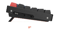 Геймърска механична клавиатура Keychron K8 Pro TKL Gateron G Pro(Hot Swappable) Red Switch RGB Backlight Aluminium Frame