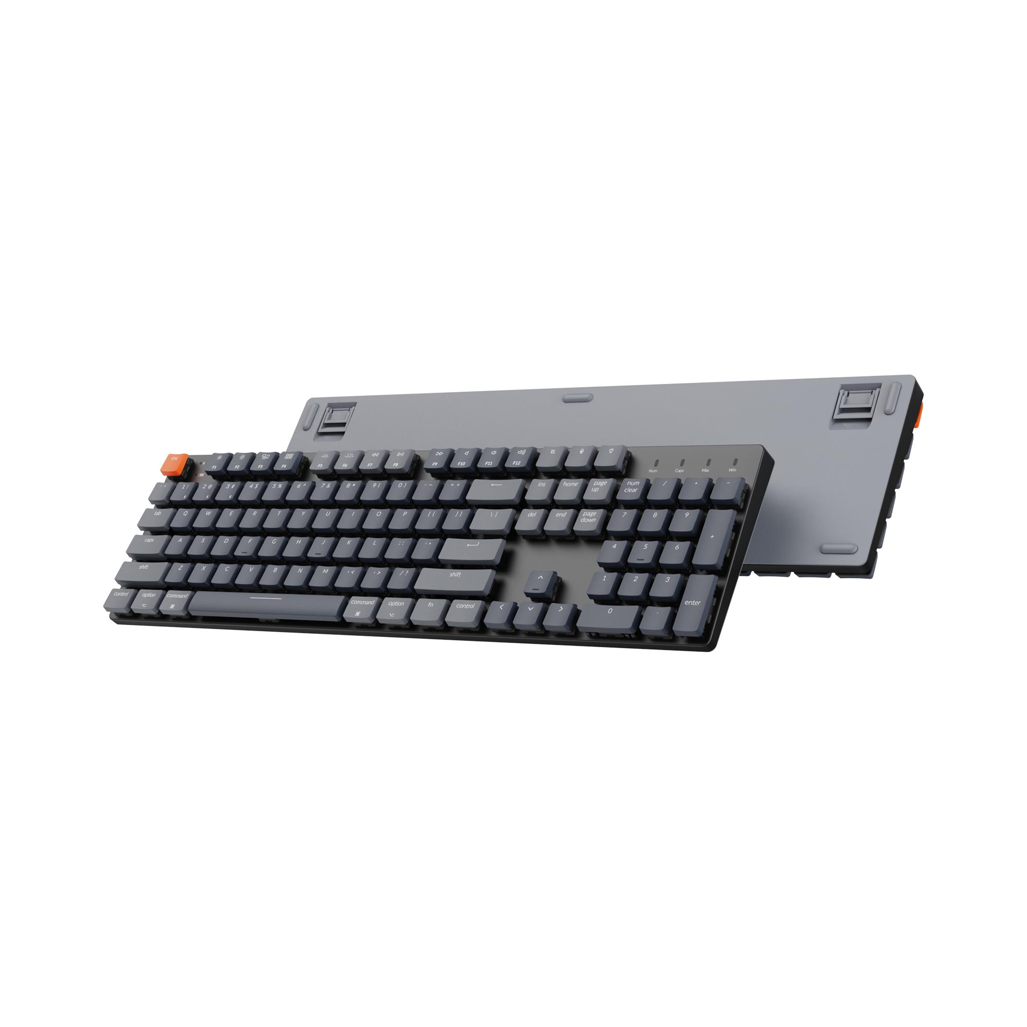 Геймърска механична клавиатура Keychron K5 SE Pro Full-Size Low-Profile Gateron(Hot Swappable) Brown Switches RGB Backlight Aluminium Top