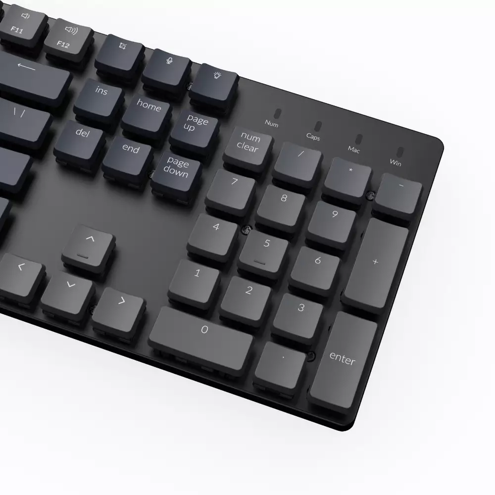 Геймърска механична клавиатура Keychron K5 SE Pro Full-Size Low-Profile Gateron(Hot Swappable) Blue Switches RGB Backlight Aluminium Top