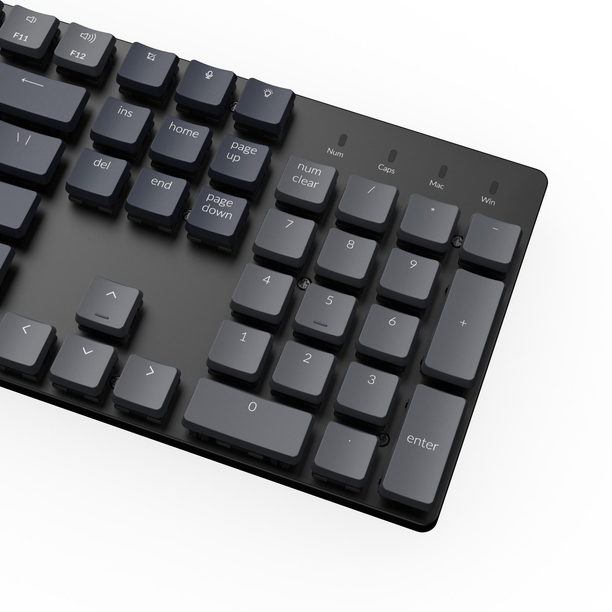 Геймърска механична клавиатура Keychron K5 SE Pro Full-Size Low-Profile Gateron(Hot Swappable) Red Switches RGB Backlight Aluminium Top