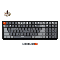Геймърска механична клавиатура Keychron K4 Hot-Swappable Full-Size Gateron Brown Switch RGB Backlight Aluminium Frame
