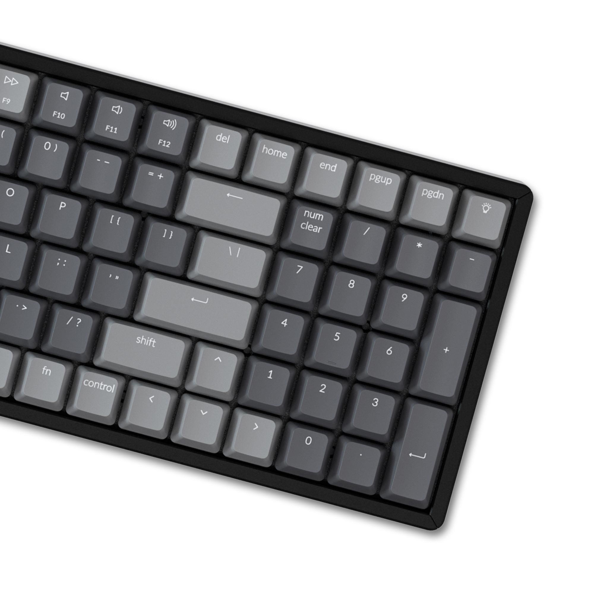 Gaming μηχανικό πληκτρολόγιο Keychron K4 Hot-Swappable Full-Size Gateron Blue Switch RGB Backlight Aluminium Frame