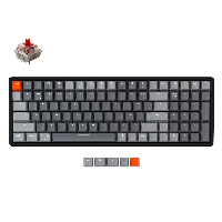 Геймърска механична клавиатура Keychron K4 Hot-Swappable Full-Size Gateron Red Switch RGB Backlight Aluminium Frame