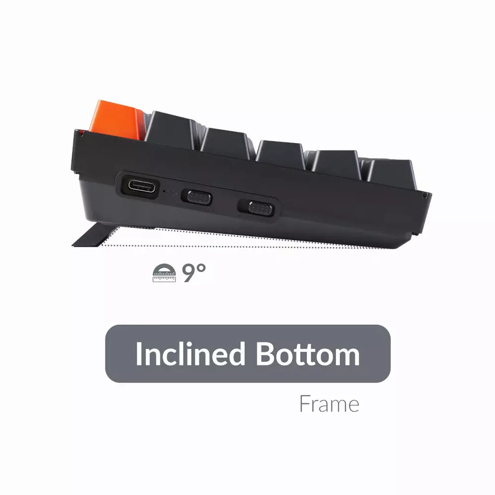 Геймърска механична клавиатура Keychron K4 Hot-Swappable Full-Size Gateron Red Switch RGB Backlight Aluminium Frame
