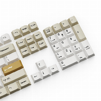 Капачки за механична клавиатура Keychron Cherry Profile Double - Shot PBT Full Set 219 Keycaps - Camel