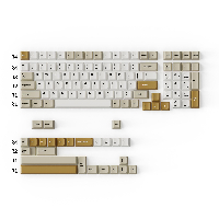 Капачки за механична клавиатура Keychron Cherry Profile Double - Shot PBT Full Set 219 Keycaps - Camel