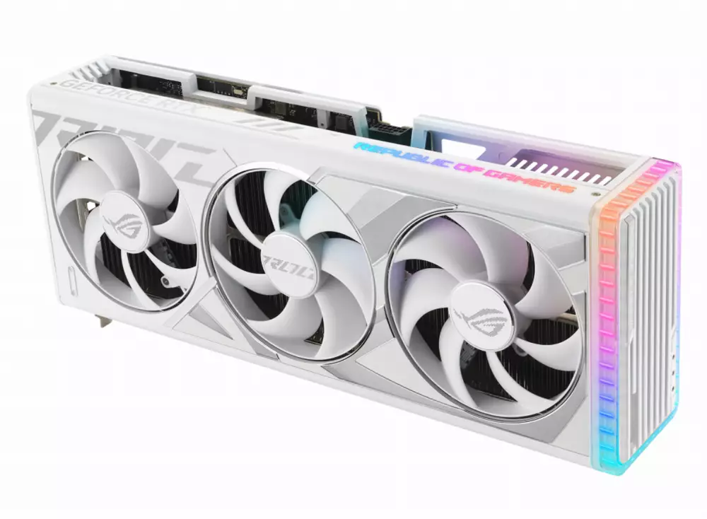 Видео карта ASUS ROG STRIX GeForce RTX 4090 White OC 24GB GDDR6X - 90YV0ID2-M0NA00