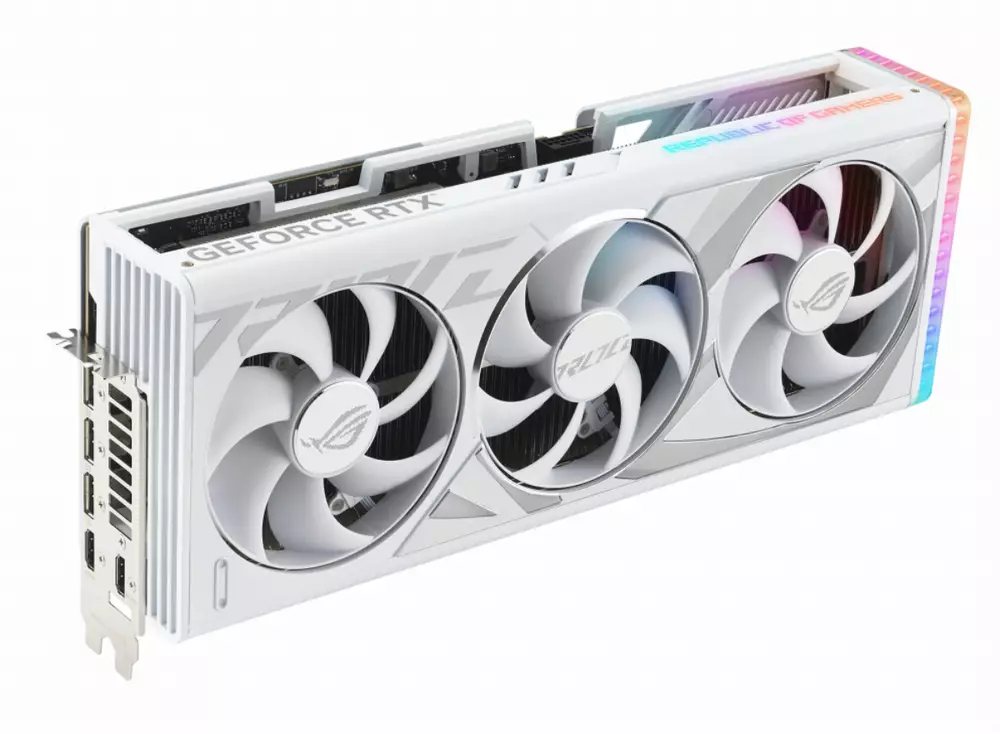 Видео карта ASUS ROG STRIX GeForce RTX 4090 White OC 24GB GDDR6X - 90YV0ID2-M0NA00