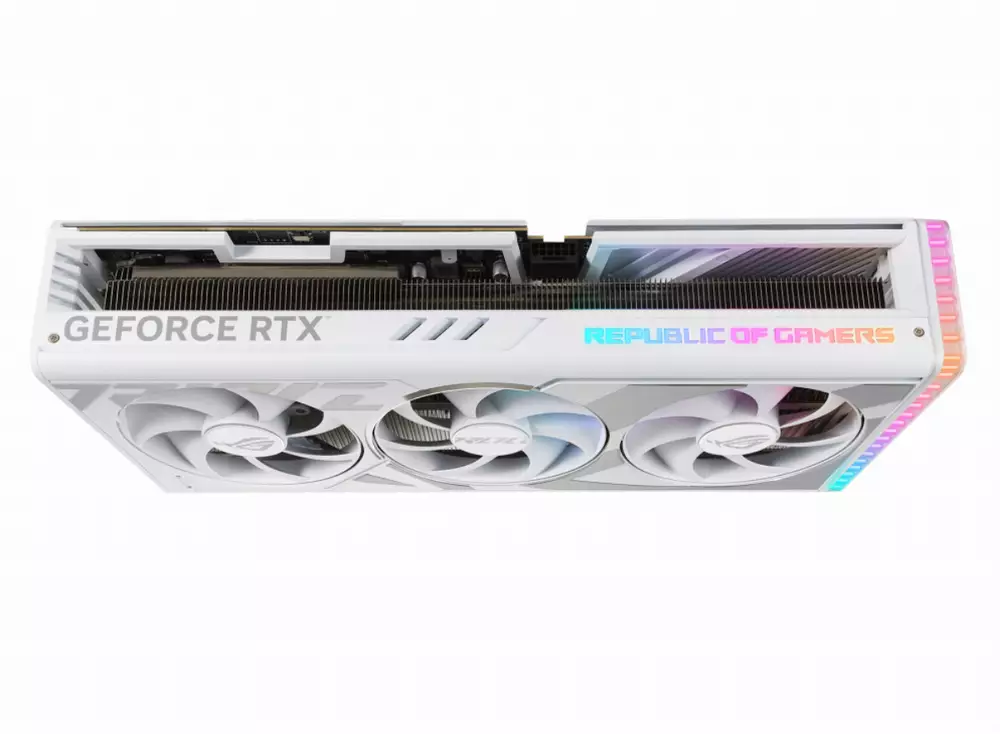 Видео карта ASUS ROG STRIX GeForce RTX 4090 White OC 24GB GDDR6X - 90YV0ID2-M0NA00