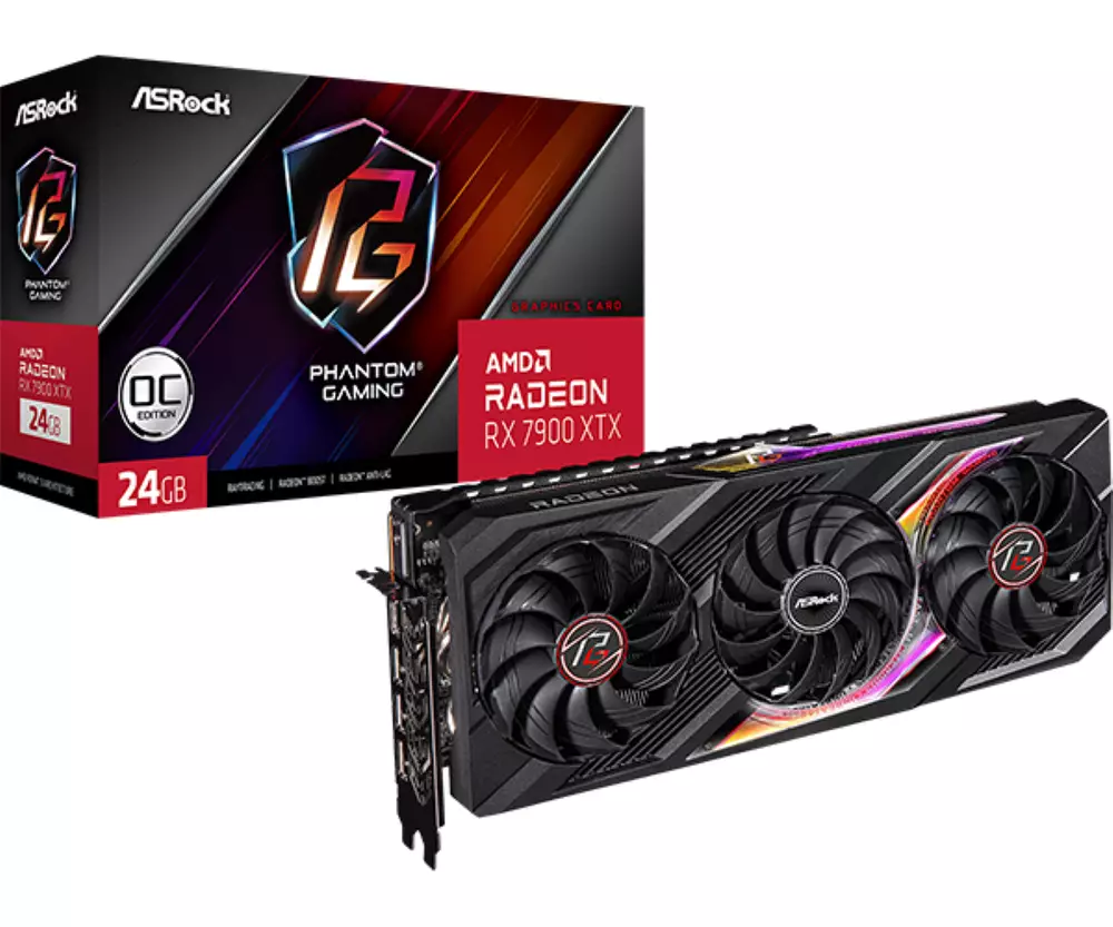 Видео карта Asrock AMD Radeon RX 7900 XTX Phantom Gaming OC 24GB GDDR6