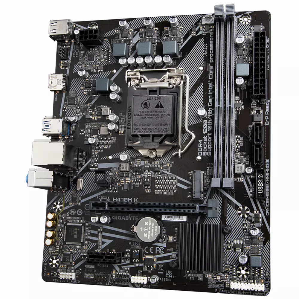 Дънна платка Gigabyte H470M K LGA1200