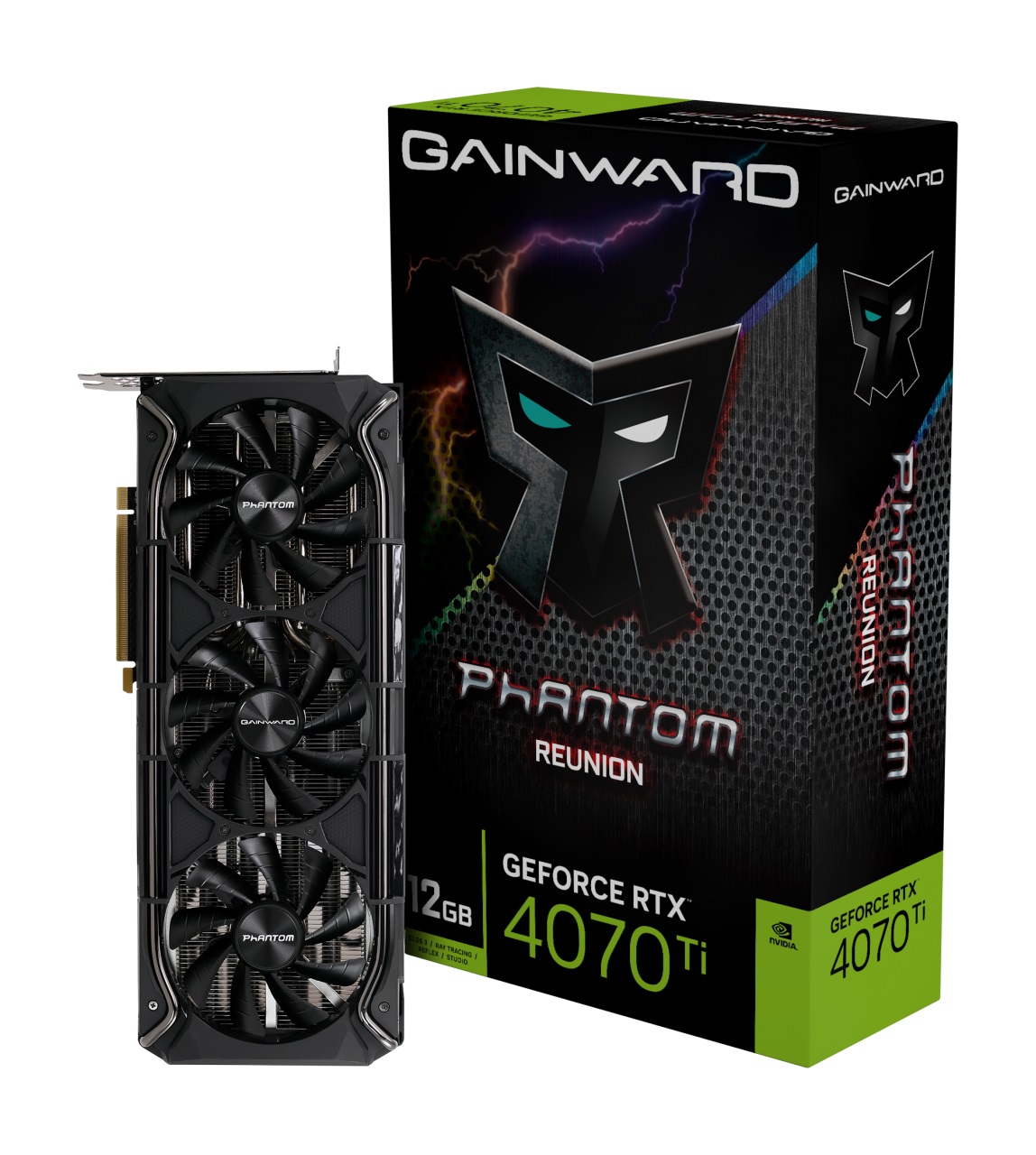 Видео карта Gainward GeForce RTX 4070 Ti Phantom Reunion 12GB GDDR6X