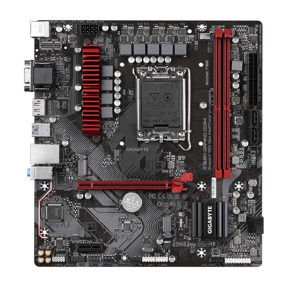Дънна платка Gigabyte B760M GAMING LGA1700 DDR4