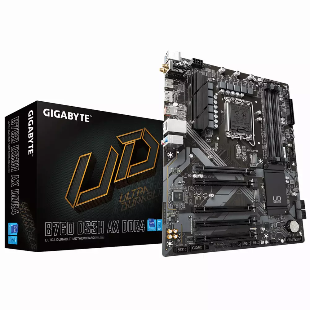 Дънна платка Gigabyte B760 DS3H AX WIFI 6E LGA1700 DDR4