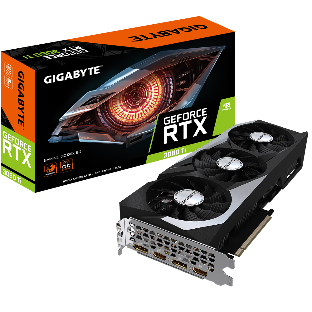 Видео карта Gigabyte GeForce RTX 3060 Ti GAMING OC 8GB GDDR6X