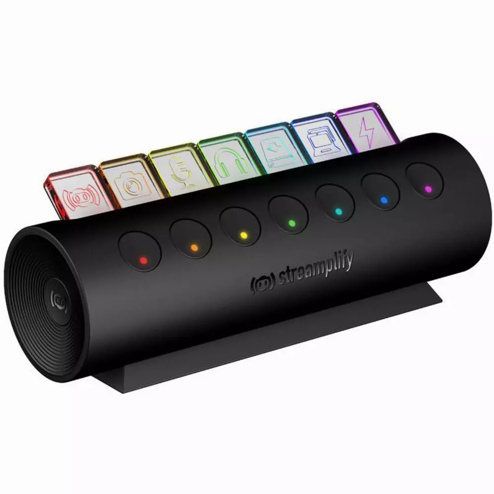 7 портов Хъб Streamplify CTRL 7, USB 3.0, RGB