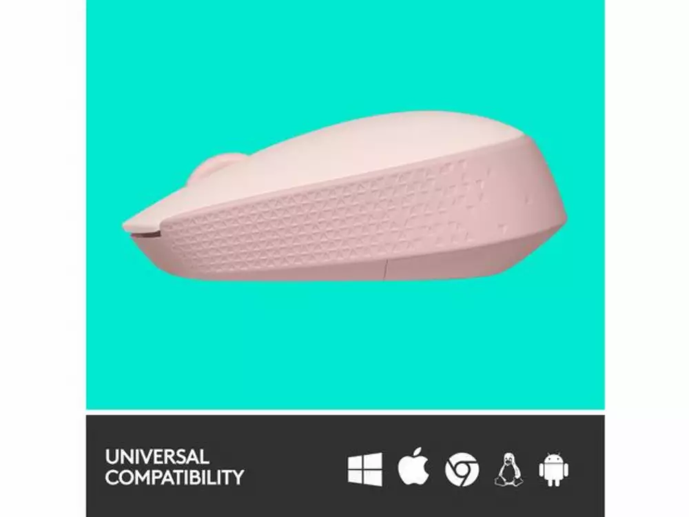 Ratón óptico inalámbrico LOGITECH M171 USB Rosa 910-006865