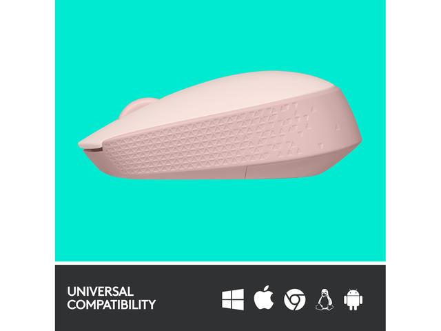 Ratón óptico inalámbrico LOGITECH M171 USB Rosa 910-006865