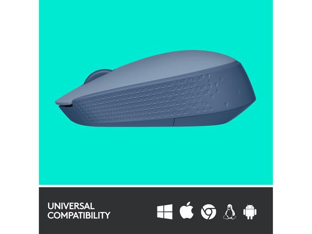 Безжична оптична мишка LOGITECH M171 USB Син/Сив 910-006866