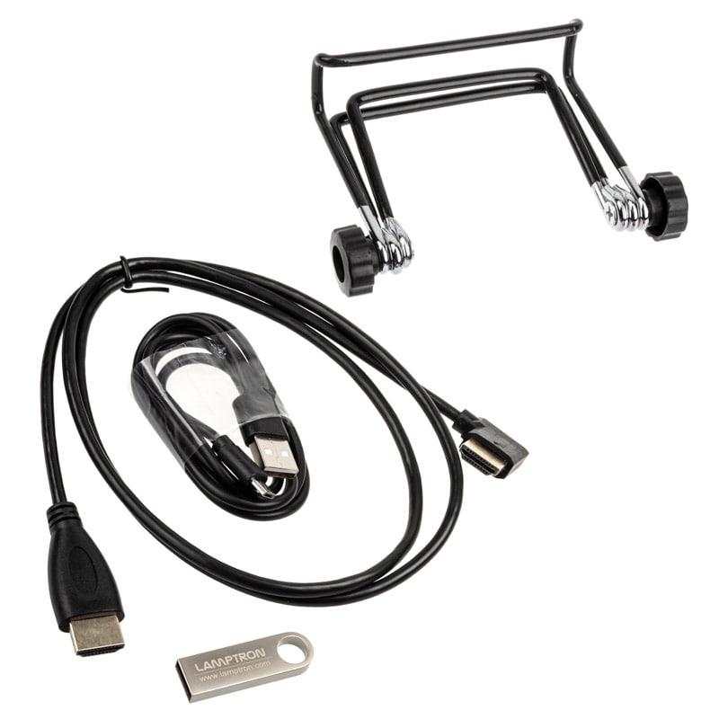Монитор Lamptron HM070 v2  7" следене на AIDA64 хардуерни параметри