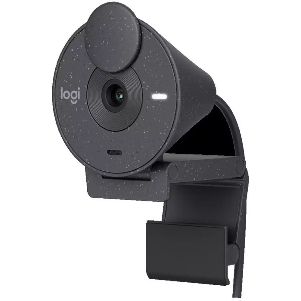 Уеб камера с микрофон LOGITECH Brio 300 Full-HD USB-C Черен - 960-001436