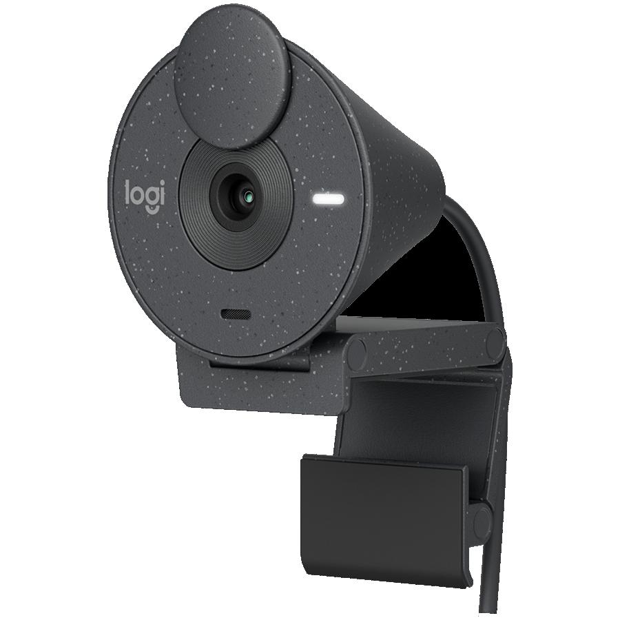 Уеб камера с микрофон LOGITECH Brio 300 Full-HD USB-C Черен - 960-001436