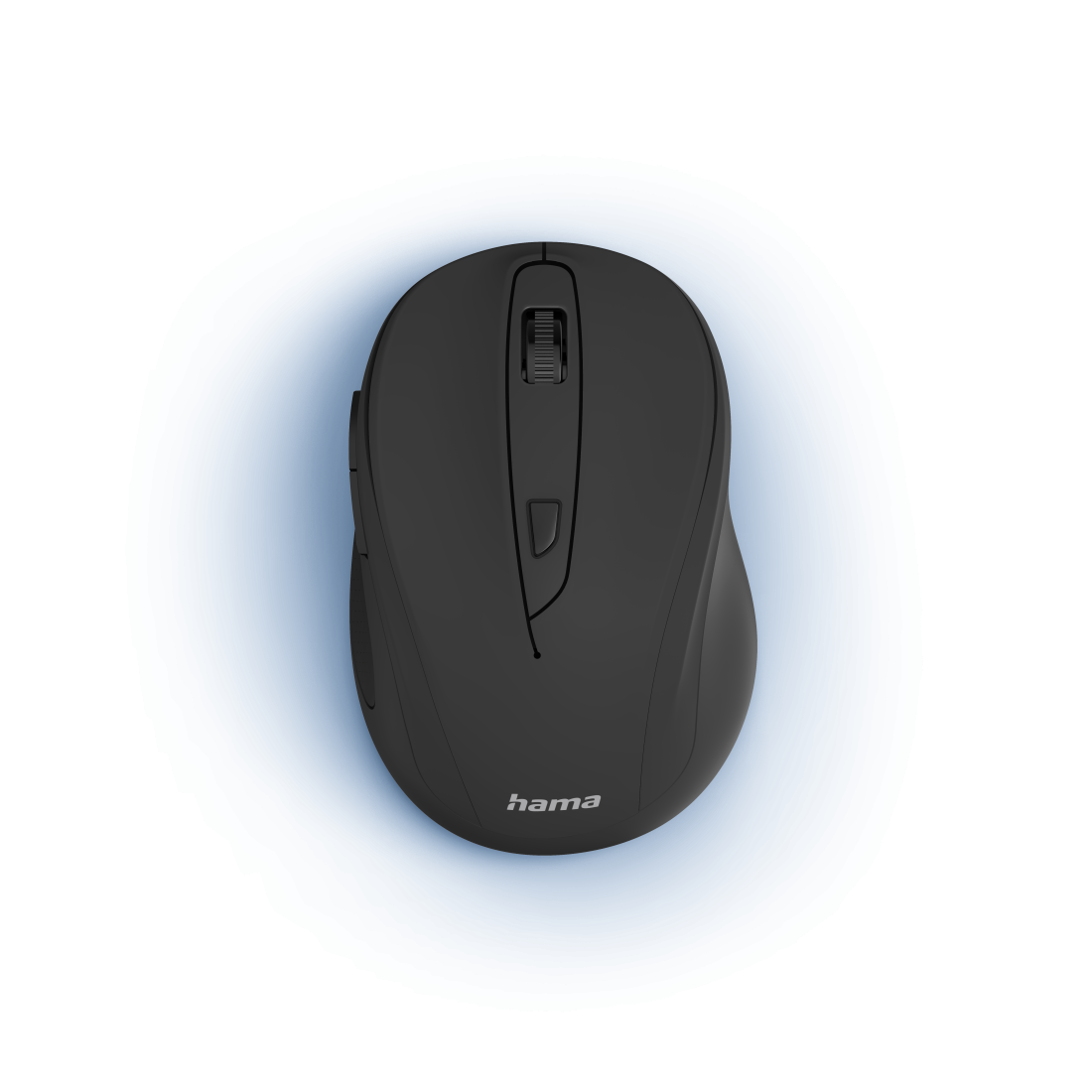 Безжична мишка Hama MW-400 V2, 6-бутонна , ергономична, USB, Черна