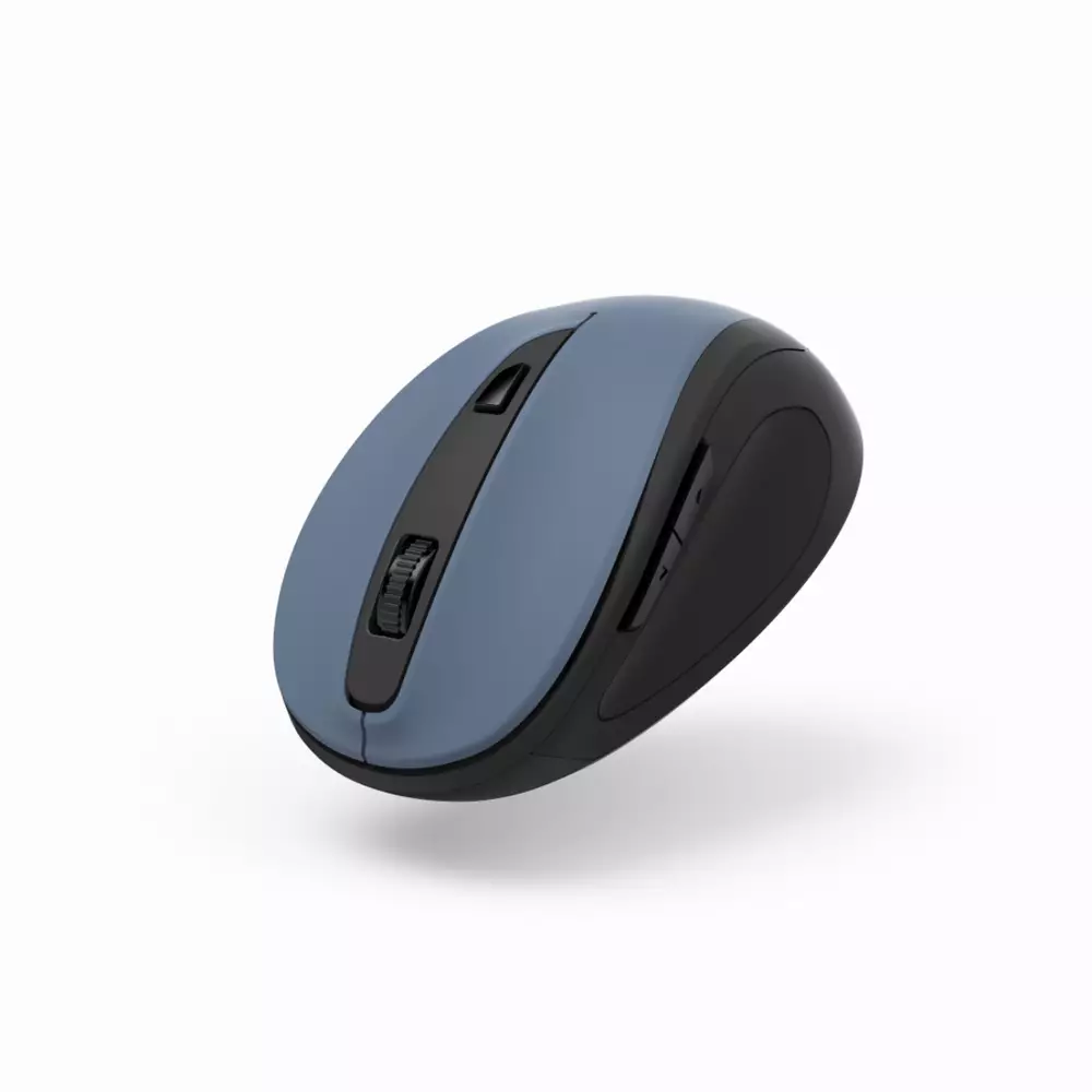 Безжична мишка Hama MW-400 V2, 6 бутона, ергономична, USB, Деним