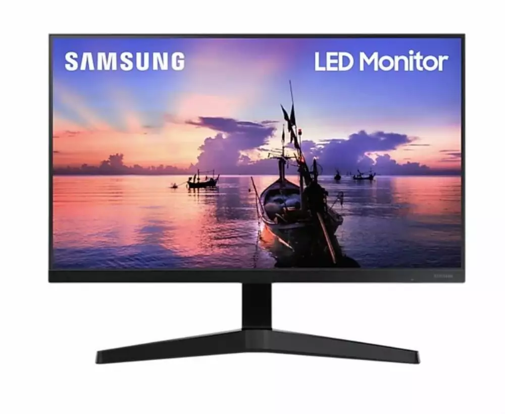 Монитор Samsung LF24T350FHRXEN 24" IPS, Full HD (1920x1080) 75Hz, HDMI, VGA, AMD FreeSync, Dark Blue Gray