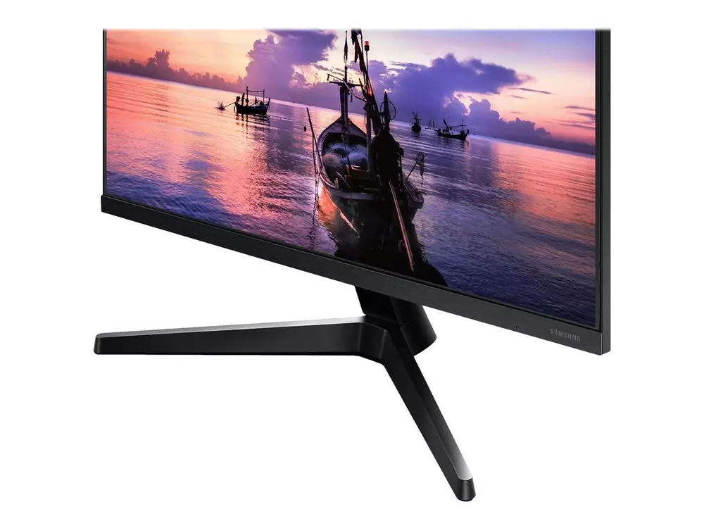 Монитор Samsung LF24T350FHRXEN 24" IPS, Full HD (1920x1080) 75Hz, HDMI, VGA, AMD FreeSync, Dark Blue Gray