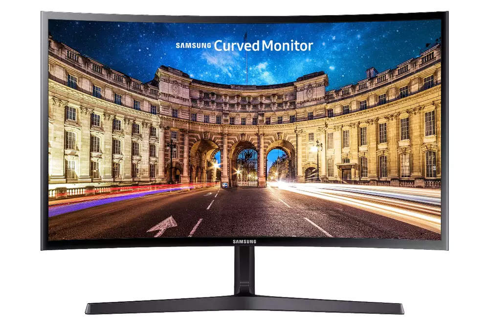 Монитор Samsung C24F396FH 24" Curved VA, FHD 1920x1080, 75Hz, HDMI, VGA, AMD FreeSync