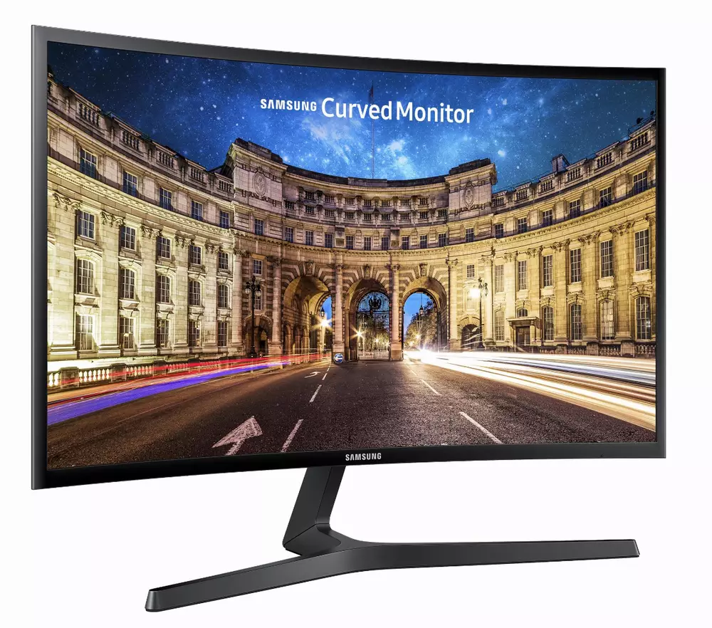 Монитор Samsung C24F396FH 24" Curved VA, FHD 1920x1080, 75Hz, HDMI, VGA, AMD FreeSync