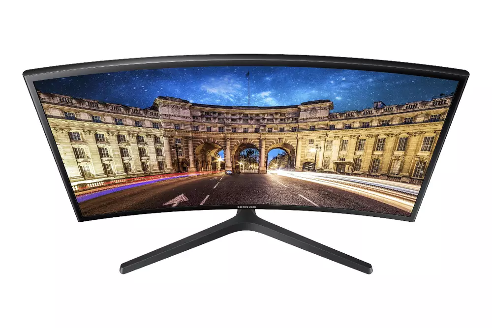 Монитор Samsung C24F396FH 24" Curved VA, FHD 1920x1080, 75Hz, HDMI, VGA, AMD FreeSync