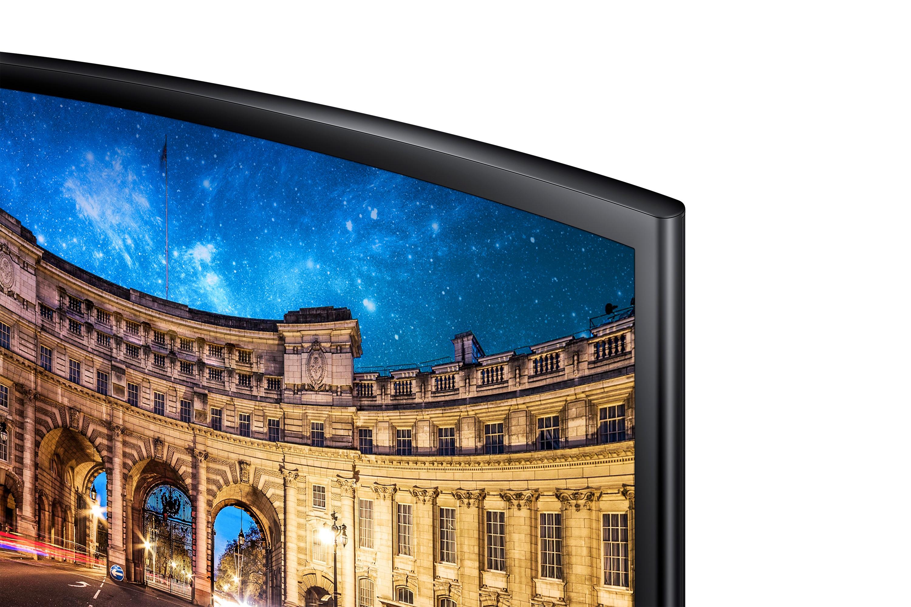 Монитор Samsung C24F396FH 24" Curved VA, FHD 1920x1080, 75Hz, HDMI, VGA, AMD FreeSync